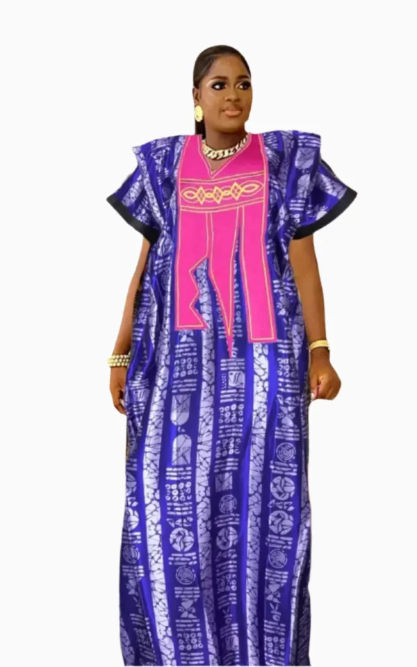Tenue boubou femme, tenue d'été légère et fluide