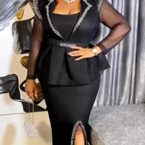 Ensemble africain femme coloré et stylé pour événements