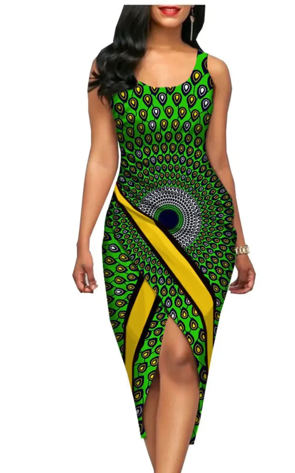 Vêtement féminin inspiré de la culture africaine