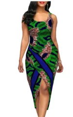 Robe en imprimé africain pour look tendance
