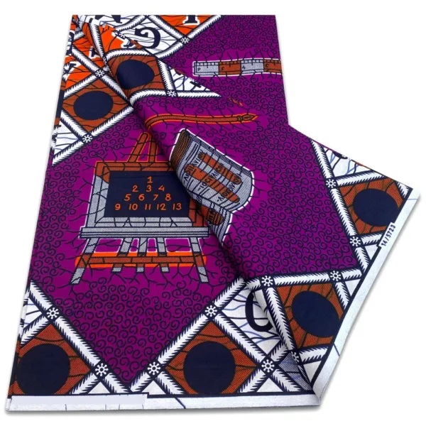 tissu-africain-wax-cire-1 Tissu Africain Wax - Motifs colorés et culturels