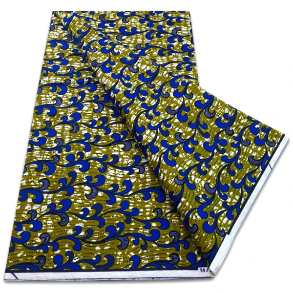 tissu-ethnique-africain-1 Tissu wax africain aux motifs ethniques colorés