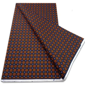 Tissu africain rouge foncé motif wax élégant et vibrant