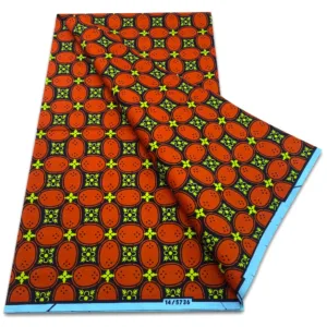 Tissu Sénégalais en motif Wax coloré et traditionnel