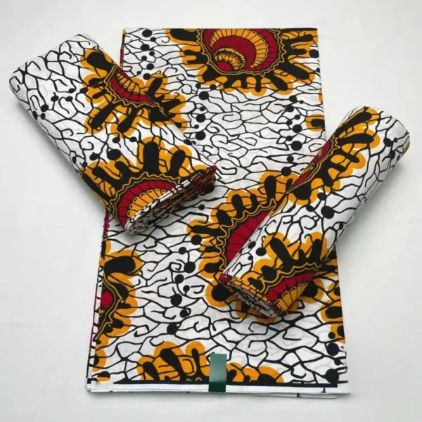 Tissu Wax avec Graphismes Originaux