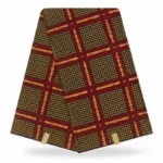 Motif Vibrant en Tissu Wax