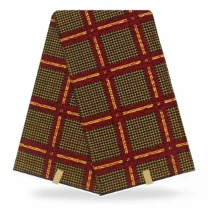 Motif Vibrant en Tissu Wax