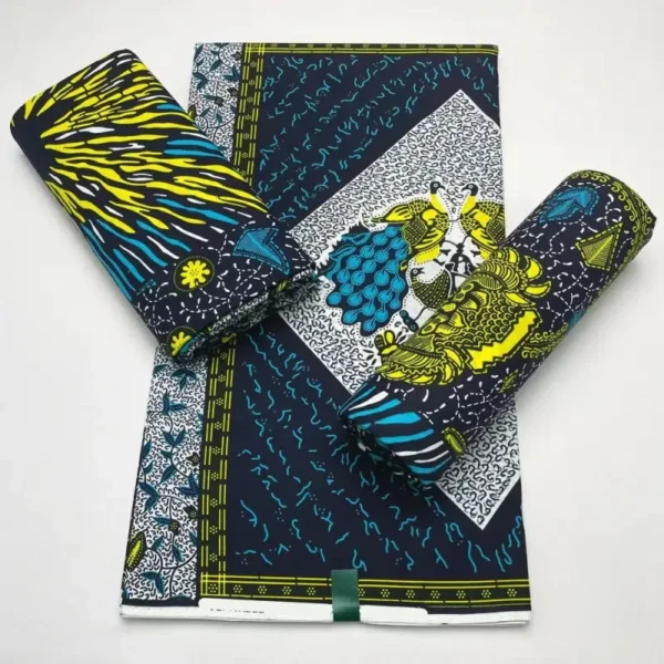 Design Éclatant en Tissu Africain