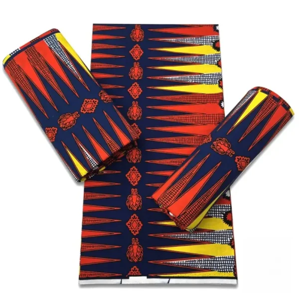 Tissu Traditionnel à Motifs Énergiques