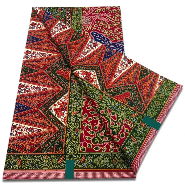 Tissu Wax Africain Chic aux motifs colorés et contemporains