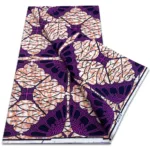 Tissu Wax Africain Véritable aux motifs colorés et authentiques
