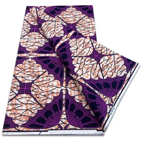 tissu-wax-africain-veritable-1 Tissu Wax Africain Véritable aux motifs colorés et authentiques