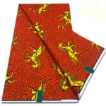 Tissu wax motif cheval