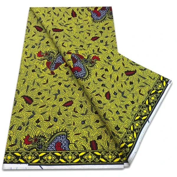 tissus-africains-traditionnel-vert-1 Tissu africain traditionnel vert pour accessoires culturels