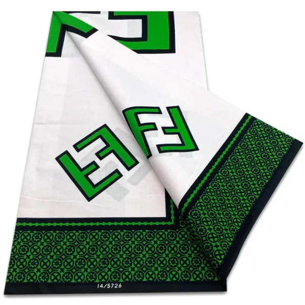 tissus-wax-blanc-et-vert-1 Tissu Wax Blanc et Vert
