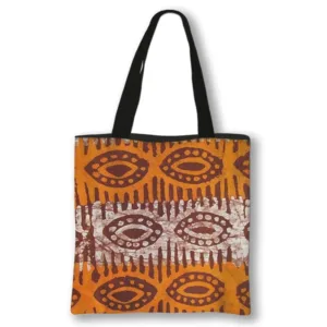 Tote Bag Africain aux motifs traditionnels en tissu Wax