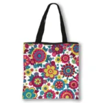 Tote Bag Wax avec motif coloré et unique