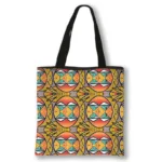 Tote Bag Africain en tissu wax coloré