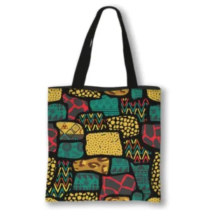 Tote Bag Tissu Wax coloré au design unique
