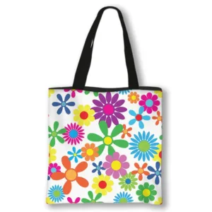 Tote Bag Floral en Wax