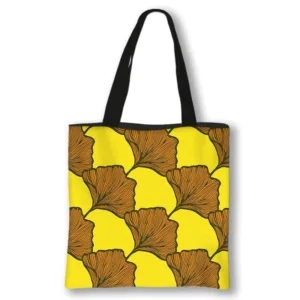 Tote Bag Wax Jaune en tissu unique et coloré