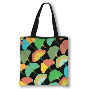Tote Bag Wax fleurie Pétale de Fleur en tissu résistant