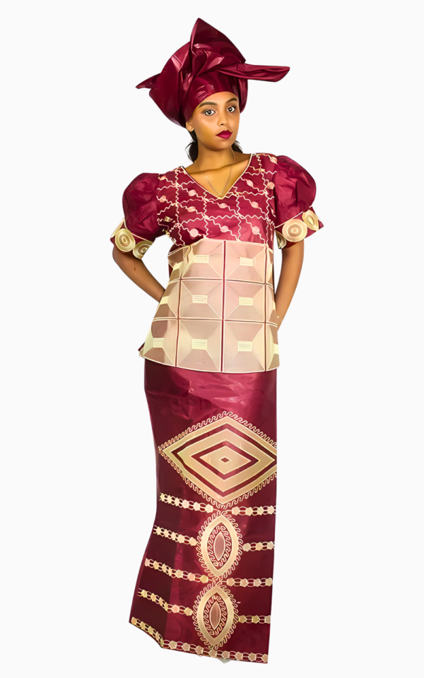 Vêtement ethnique pour femmes, style boubou