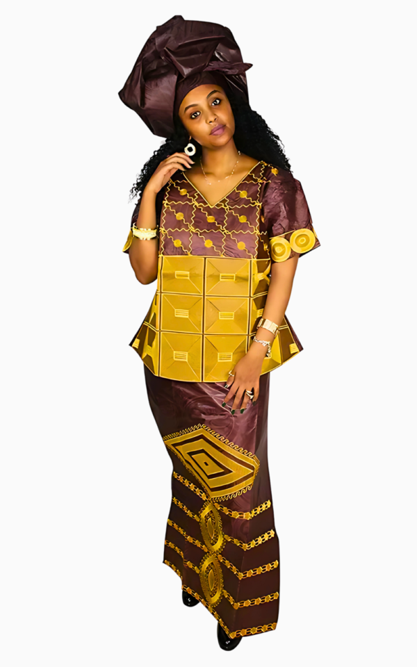 Tunique ample et élégante, inspiration africaine