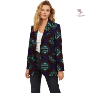 Veste Africaine Femme Grande Taille élégante et colorée