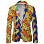Veste africaine colorée pour homme en tissu traditionnel
