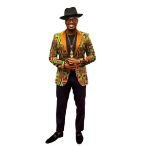 Veste Africaine Kente pour homme