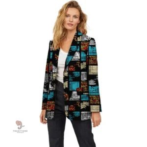 Veste Africaine Moderne pour Femme en style unique