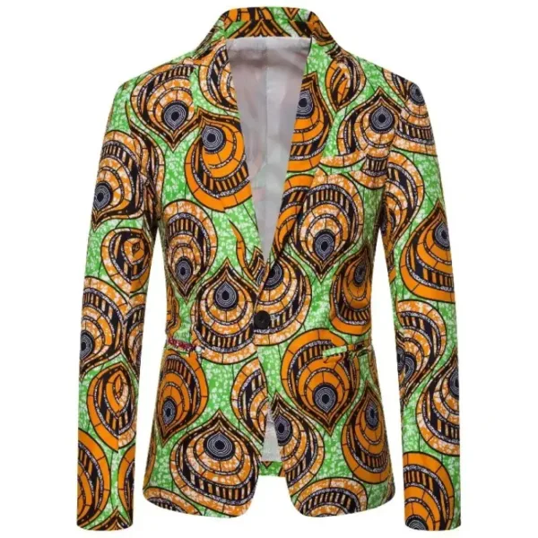 veste-africaine-wax-1 Veste Africaine Wax aux motifs colorés en style bomber