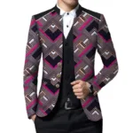 Veste costume africain chic pour homme élégant