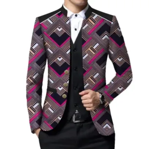 Veste costume africain chic pour homme élégant
