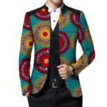 Veste costume style africain pour homme