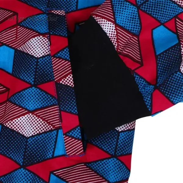 Veste En Wax disponible en plusieurs couleurs