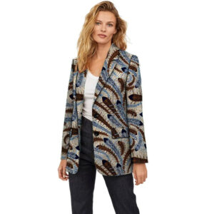 Veste Longue Wax Femme élégante et colorée pour un style africain