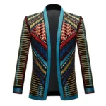 Veste africaine pour homme au design coloré