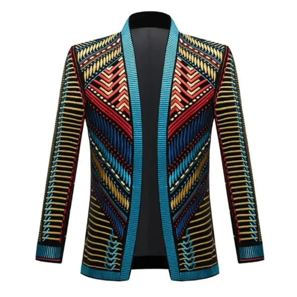 veste-motif-africain-homme-1 Veste africaine pour homme au design coloré