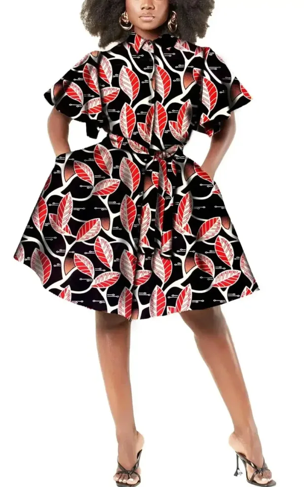 wax-robe-africaine-moderne-1 Robe Africaine Moderne en Wax